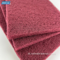 Pad Gerusan Abrasive Nilon Industri Merah Untuk Memoles